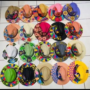 Hats pintado a mano